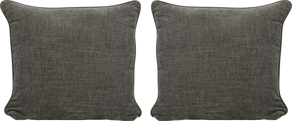 Marley Slate Accent Pillow, Set of Two