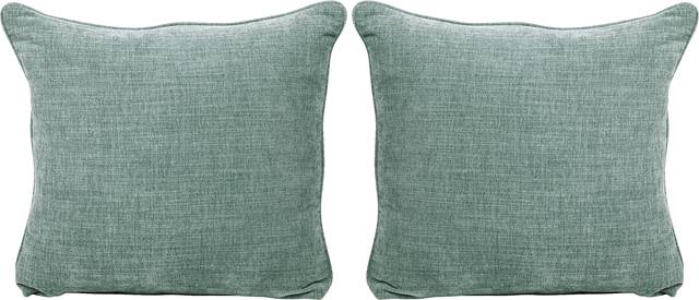 Marley Teal Accent Pillow, Set of Two - Thumbnail - Image 1