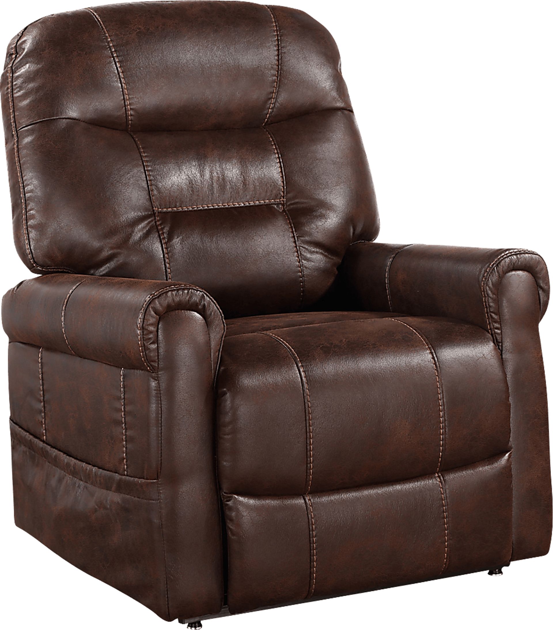 Marlhill Walnut Power Lift Recliner - Image 1