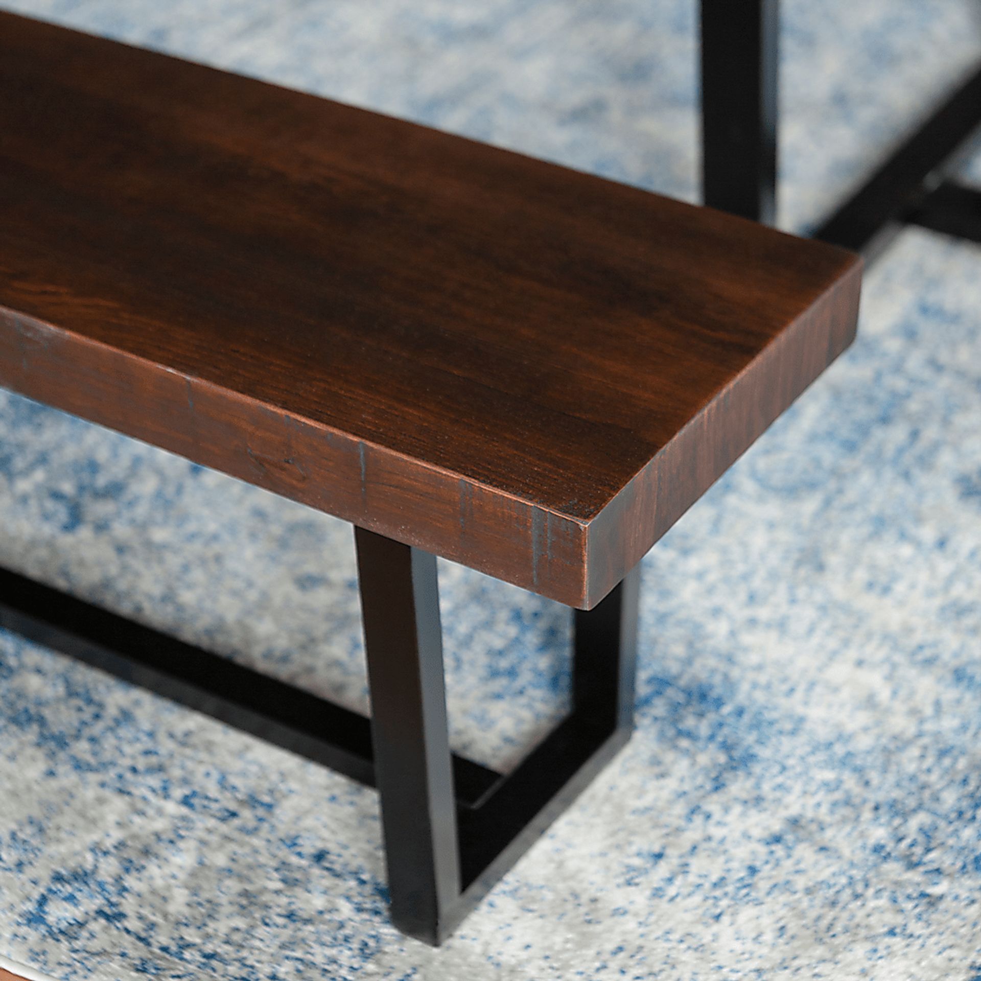Marlinda Brown Dining Bench - Image 3