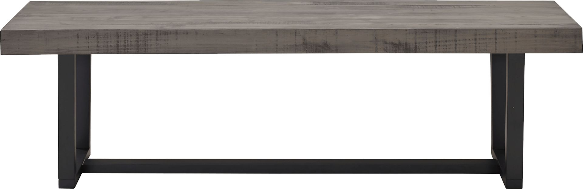Marlinda Gray Dining Bench - Image 2