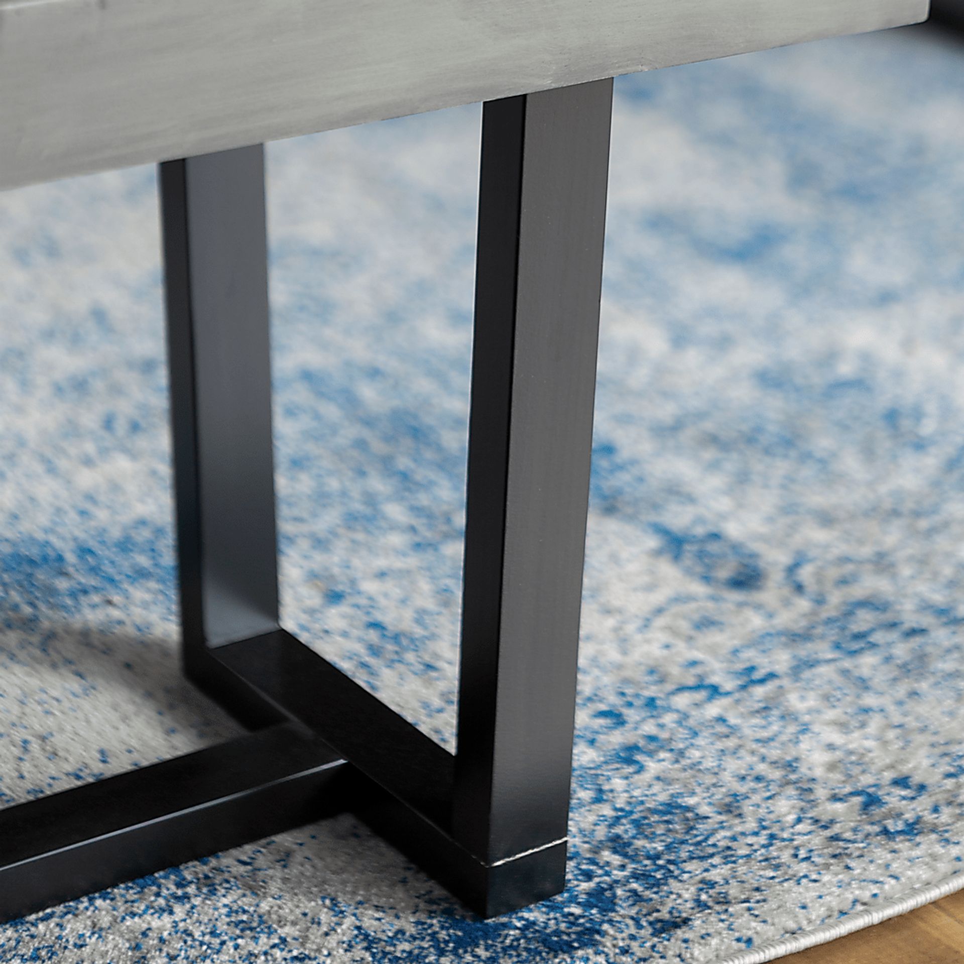 Marlinda Gray Dining Bench - Image 3