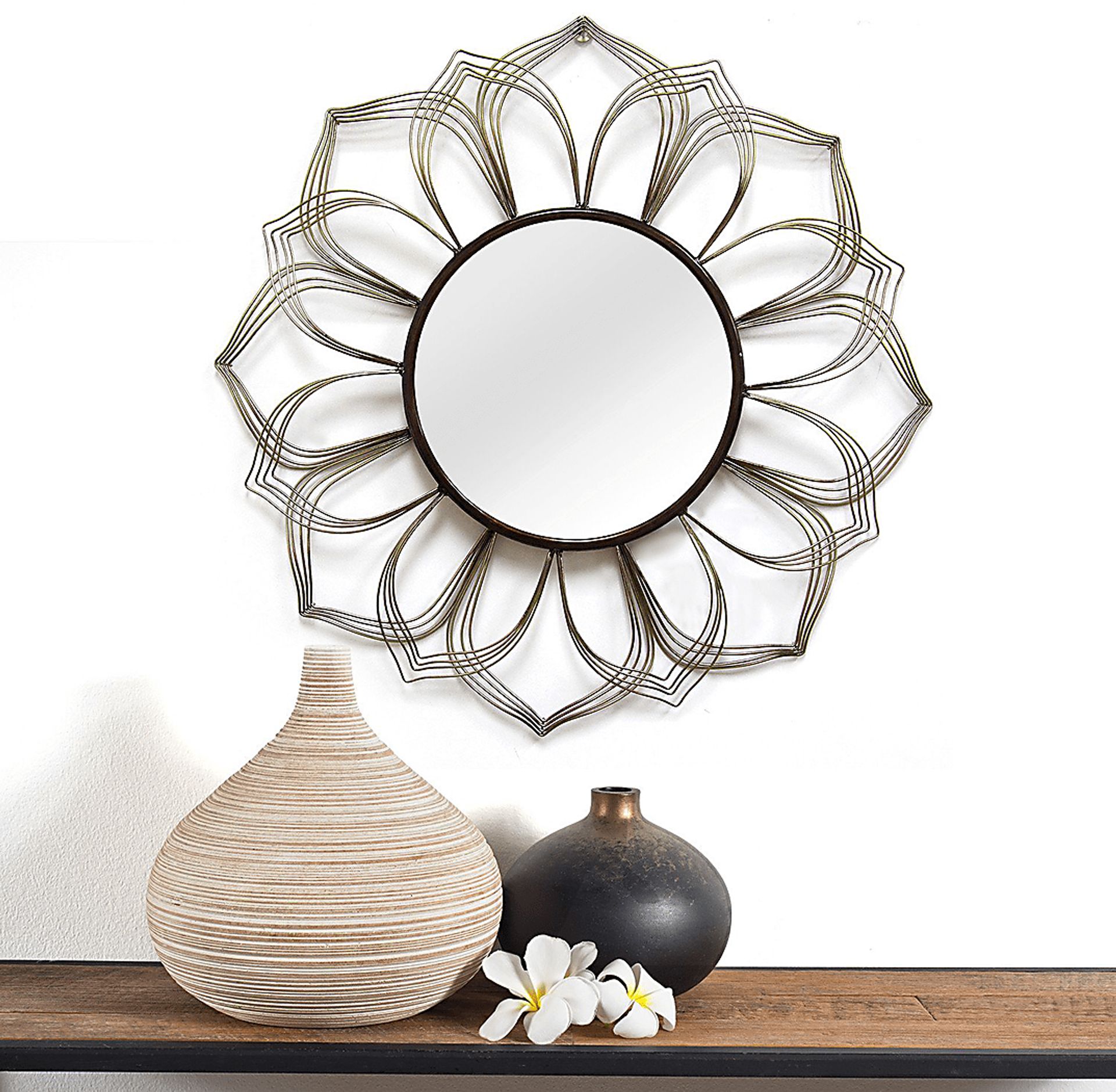 Marlisa Brown Mirror - Image 2