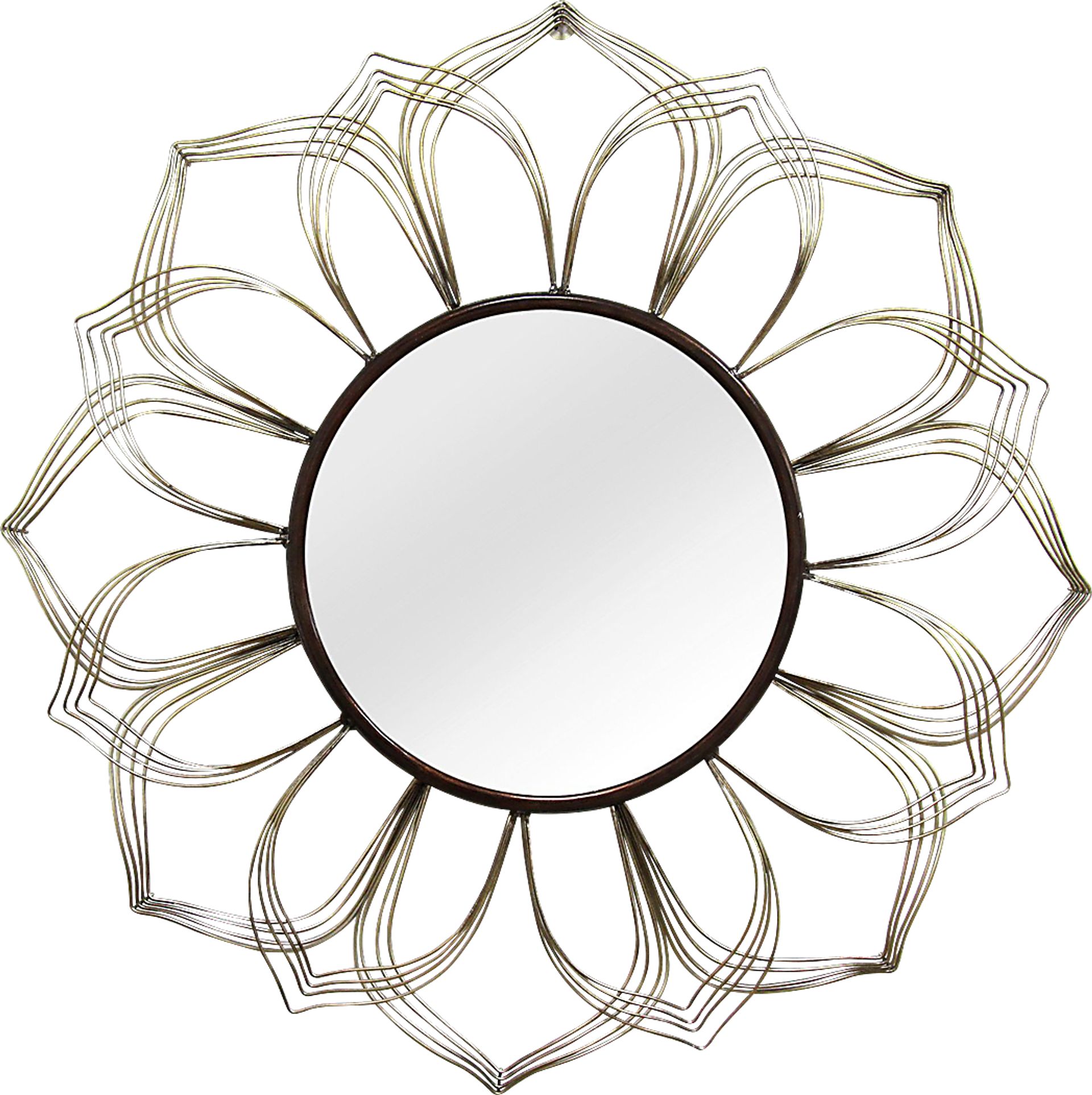 Marlisa Brown Mirror - Image 1