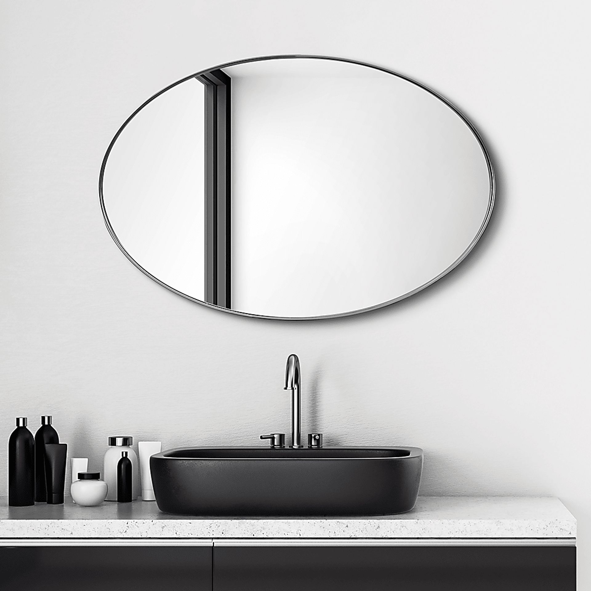 Marlou Silver Mirror - Image 4