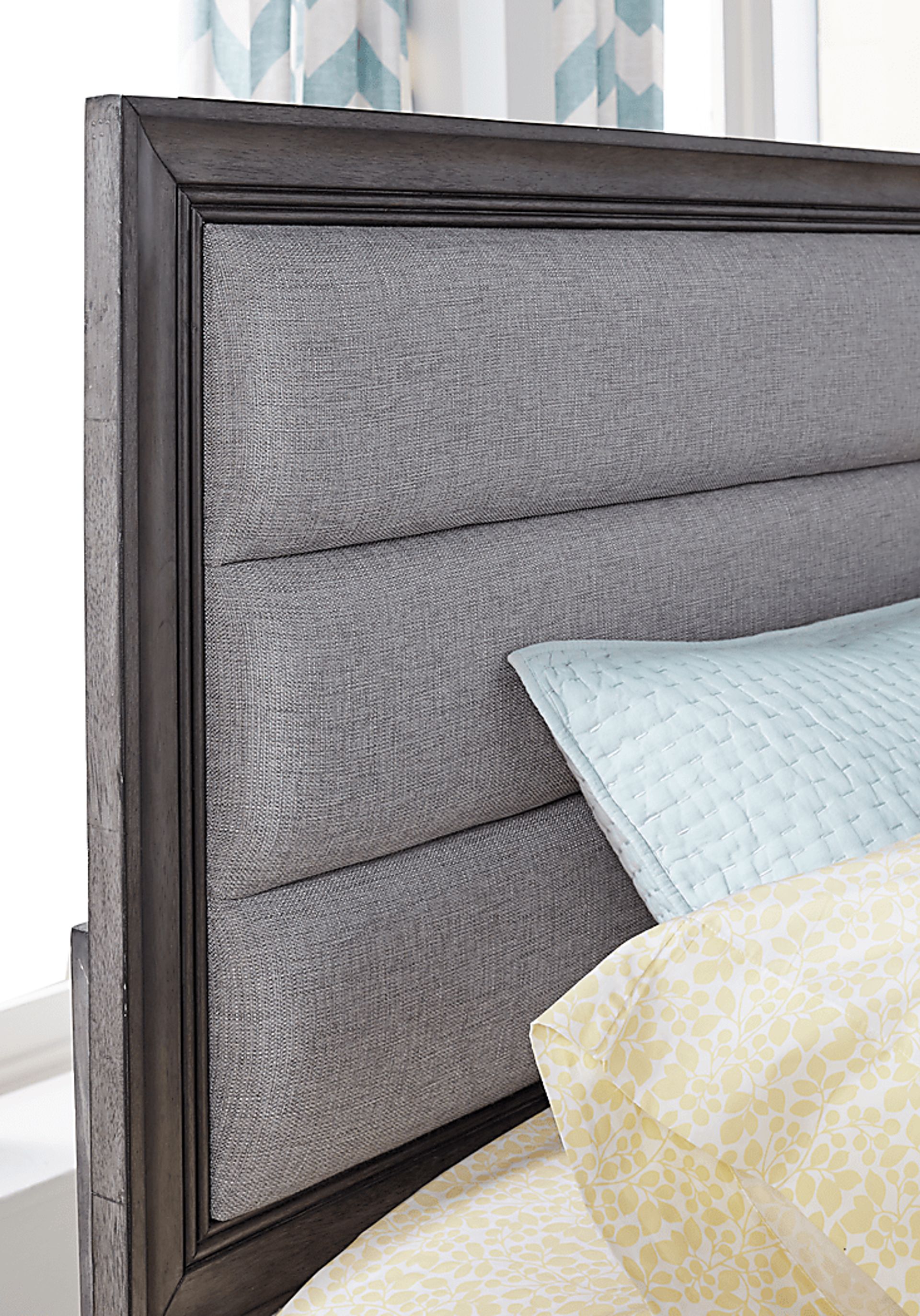 Marlow Gray 3 Pc King Panel Bed - Image 3