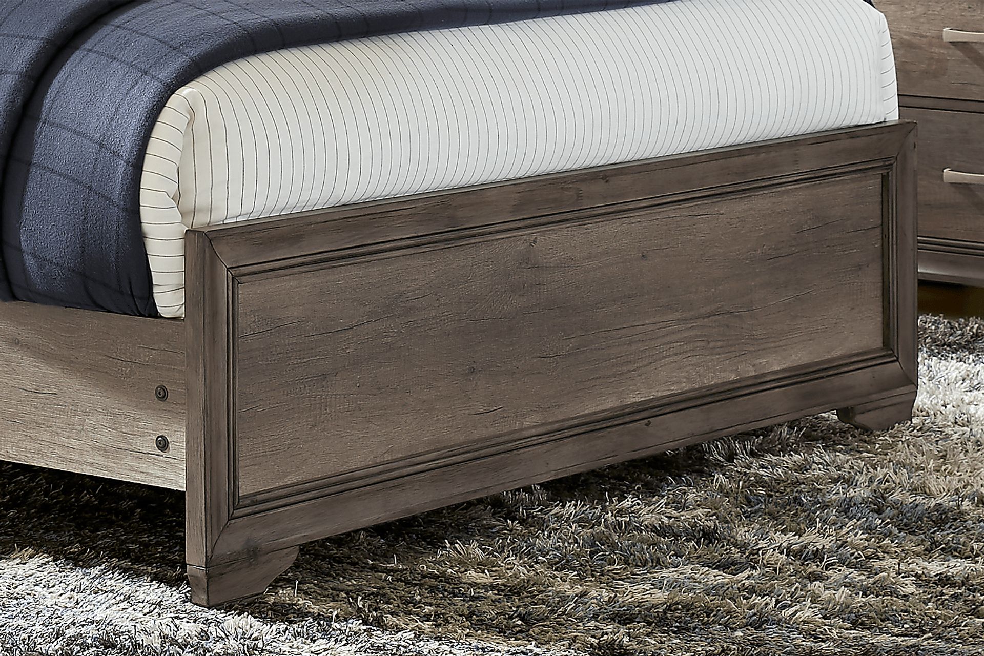 Marlow Gray 3 Pc King Panel Bed - Image 4