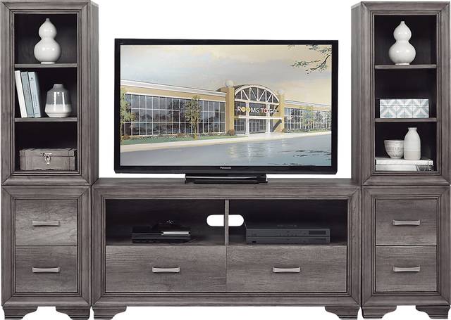 Marlow Gray 3 Pc Wall Unit - Thumbnail - Image 1