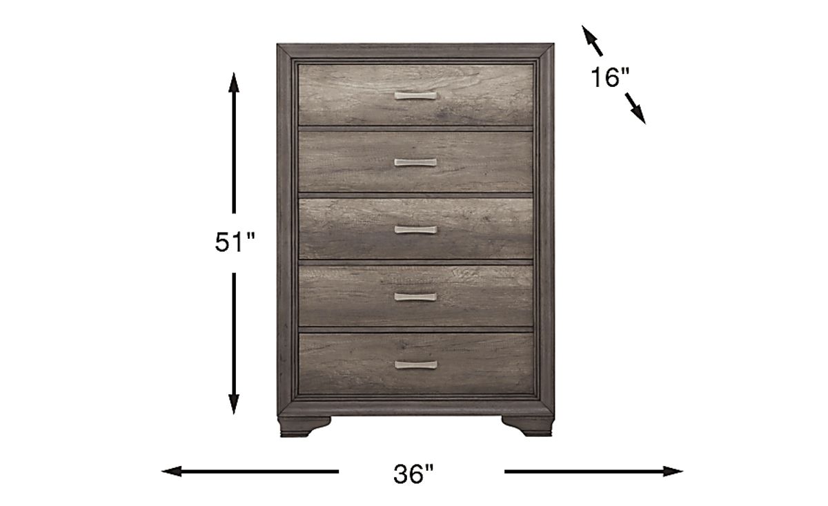 Marlow Gray Chest Rooms to Go