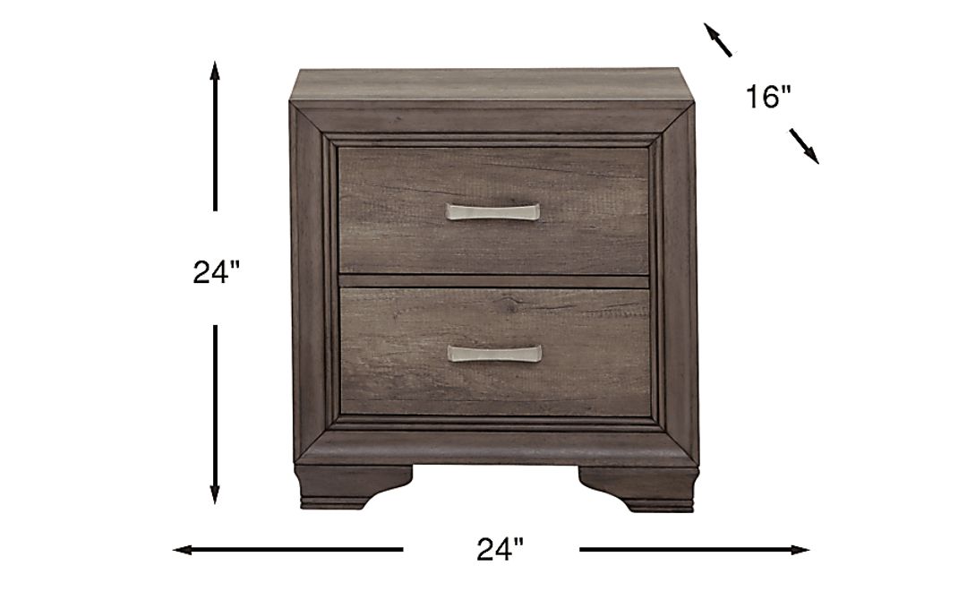 Marlow Gray Nightstand