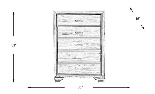 Dimension Image. Please refer to the Dimension Tab on this page for dimension details.