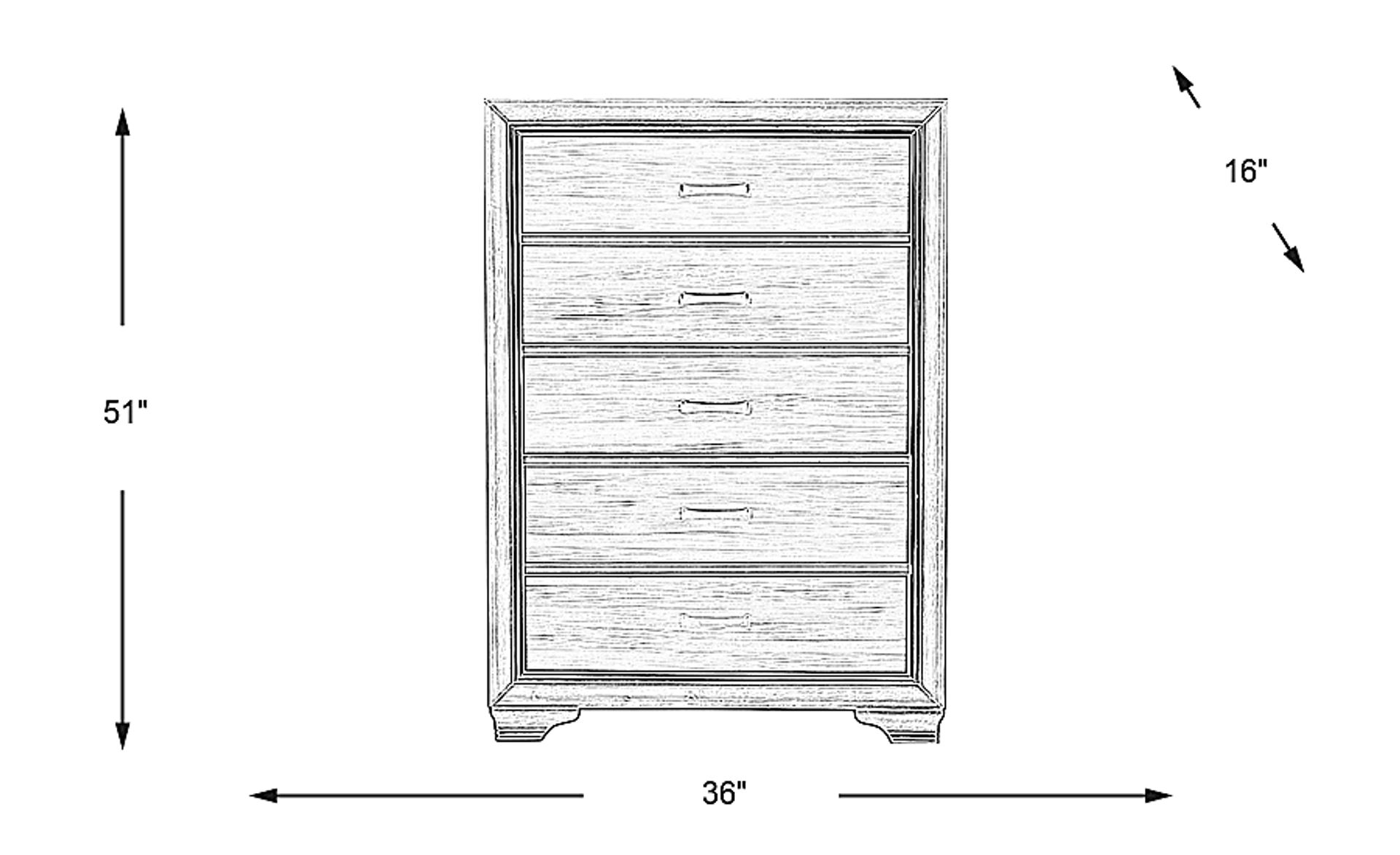 Dimension Image. Please refer to the Dimension Tab on this page for dimension details.
