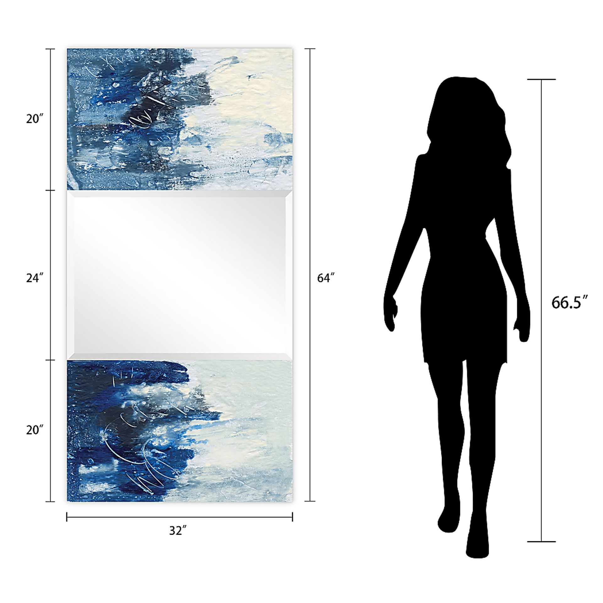 Marly Blue Mirror - Image 8