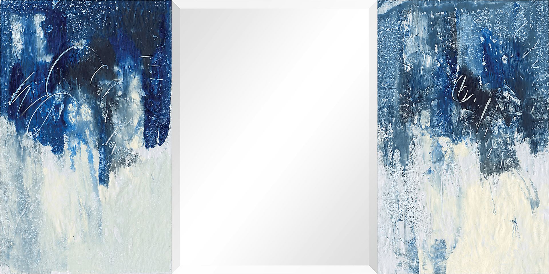 Marly Blue Mirror - Image 1