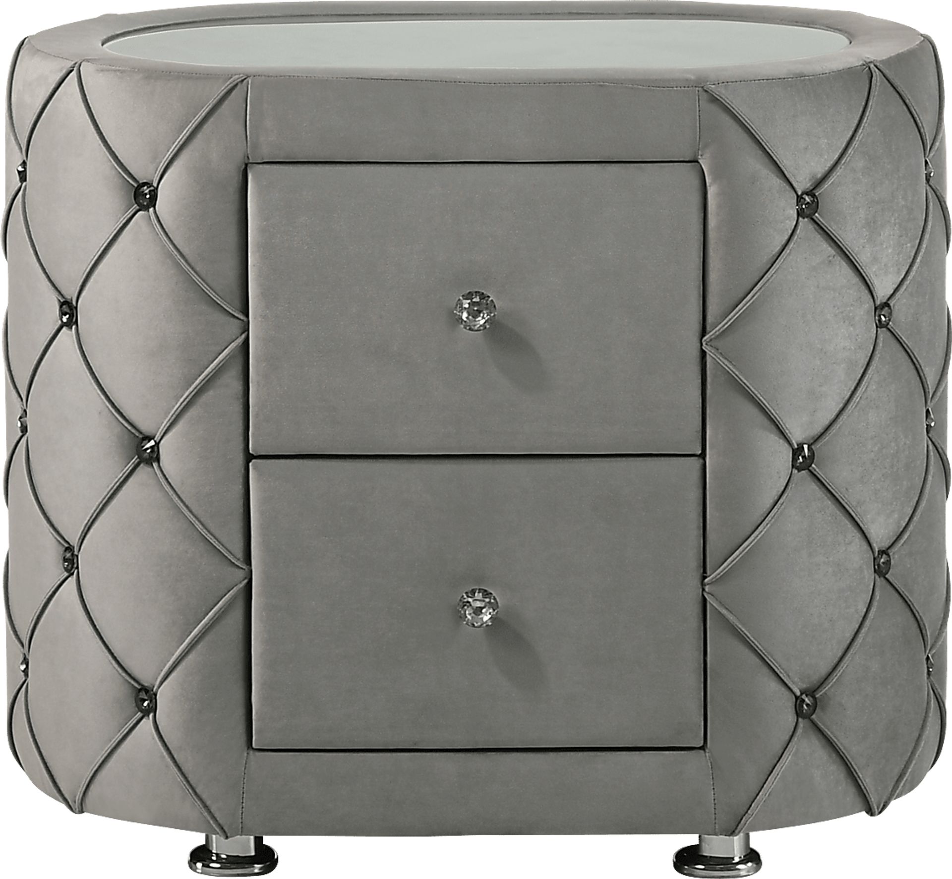 Marmande Gray Nightstand - Image 3