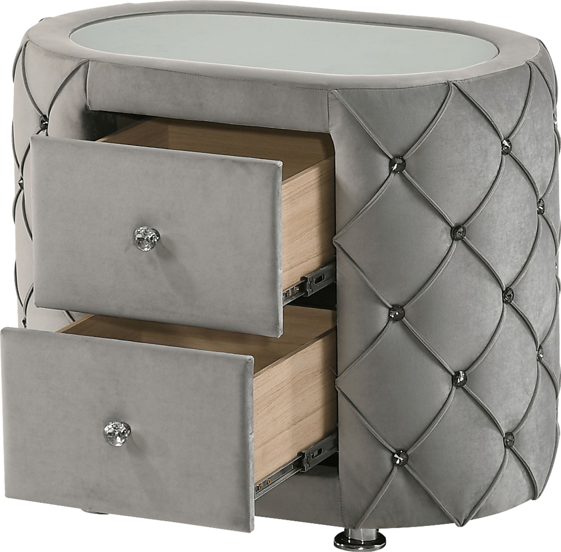 Marmande Gray Nightstand - Image 4