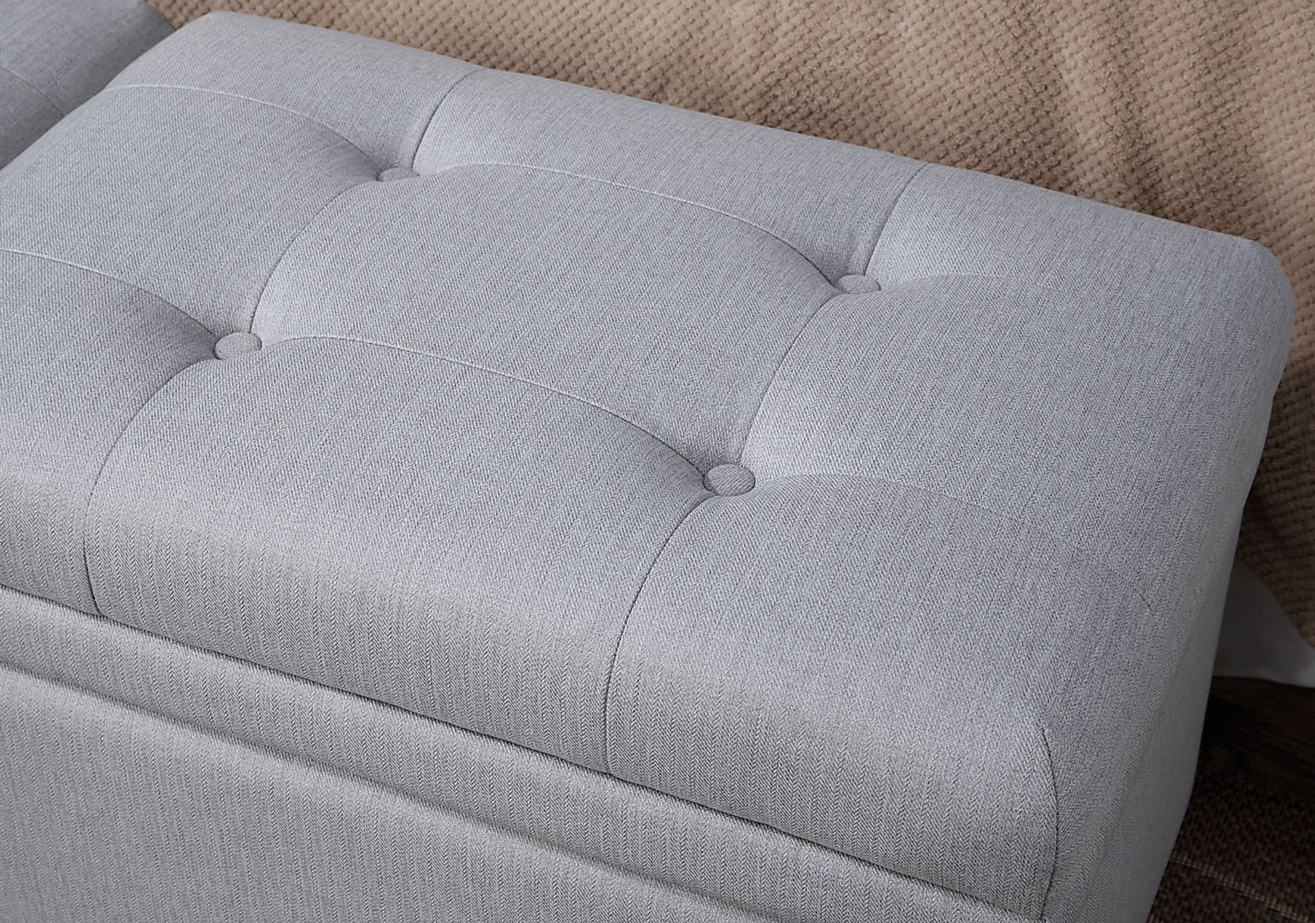 Marmor Gray Storage Bench - Image 5