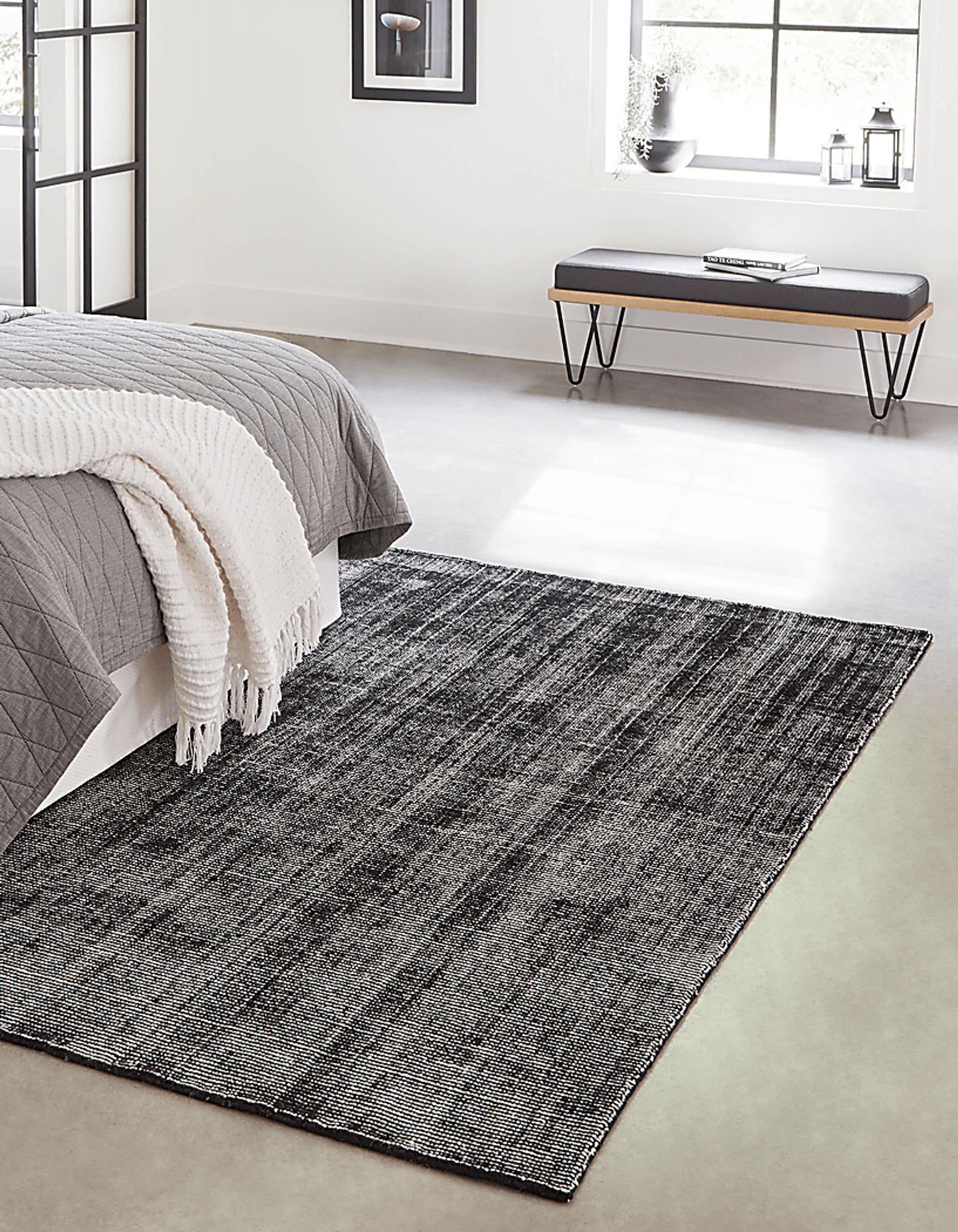 Marmot Black 5'1 x 8' Rug - Image 2
