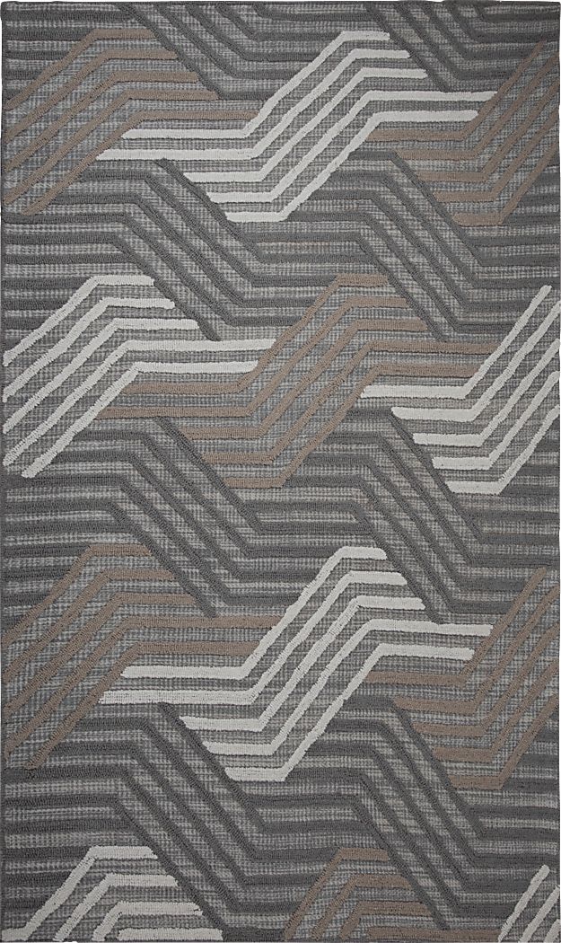 Marna Gray 5' x 7'6 Rug