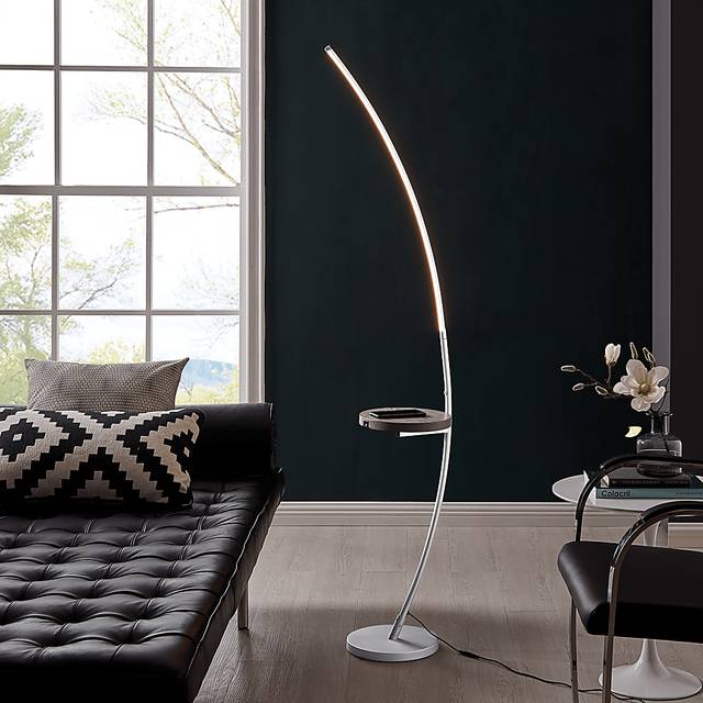 Marona Silver Floor Lamp - Thumbnail - Image 4