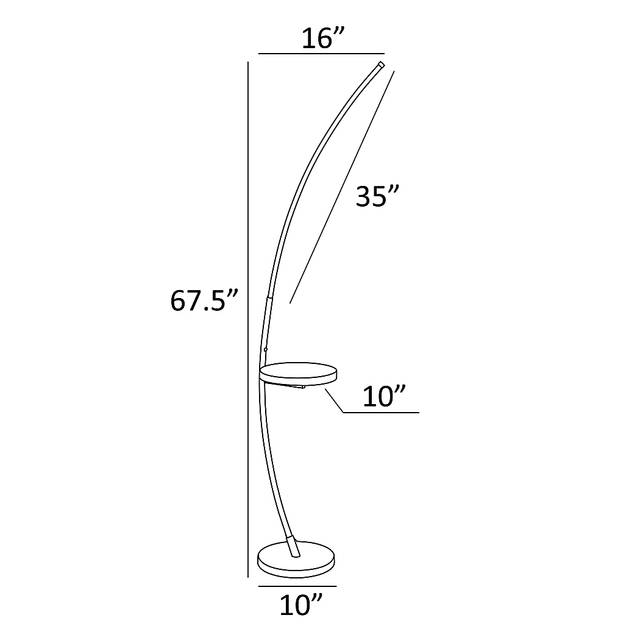 Marona Silver Floor Lamp - Thumbnail - Image 5