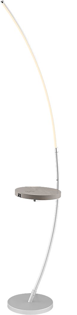 Marona Silver Floor Lamp