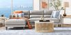Marotta Leather 2 Pc Left Arm Chaise Sectional