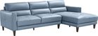 Marotta Leather 2 Pc Right Arm Chaise Sectional
