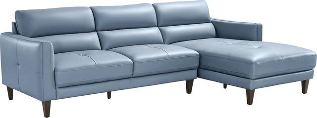 Marotta Ocean Leather 2 Pc Sectional - Thumbnail - Image 3