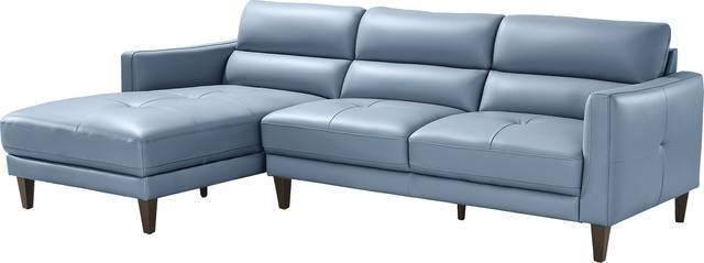 Marotta Ocean Leather 2 Pc Sectional - Thumbnail - Image 3