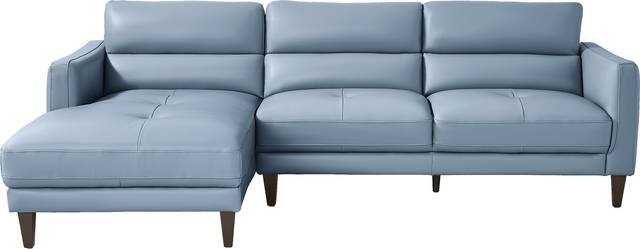 Marotta Ocean Leather 2 Pc Sectional - Thumbnail - Image 1