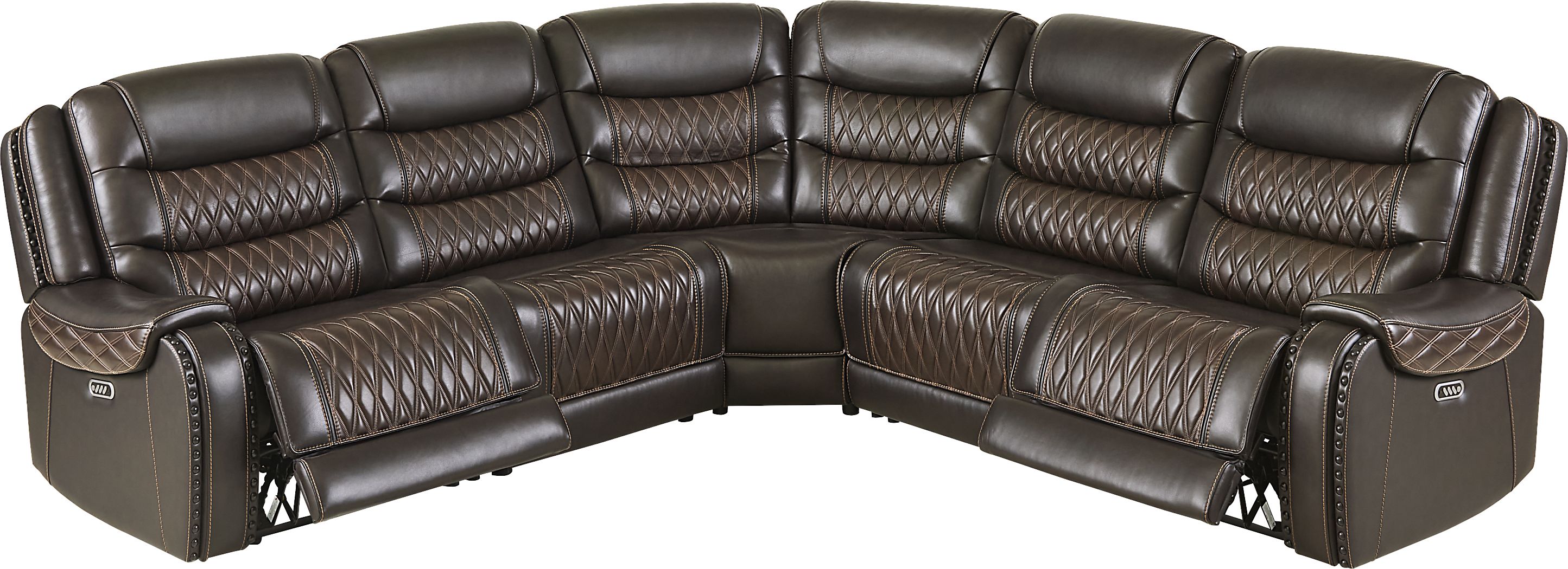 Drew & Jonathan Marquee Leather Reclining Sofa