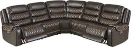 5 pc triple power sectional