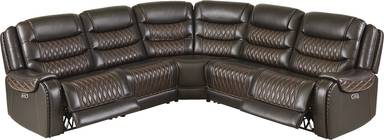 5 pc triple power sectional