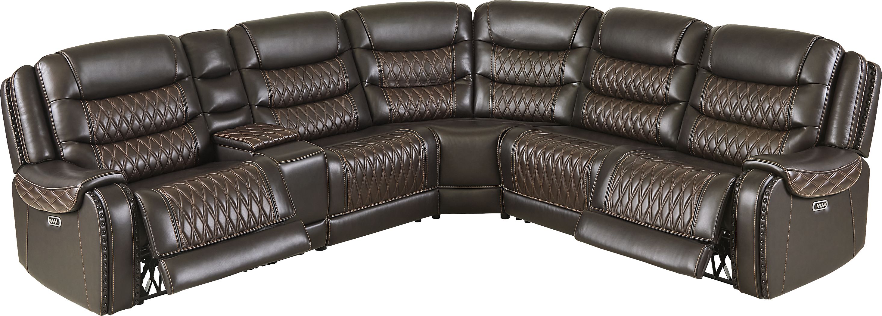 Room & Board Marquee Leather Reclining Living Room Set - Thumbnail 2