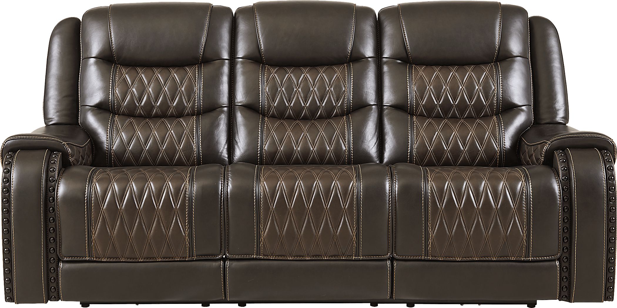 Room & Board Marquee Leather Reclining Living Room Set - Thumbnail 5