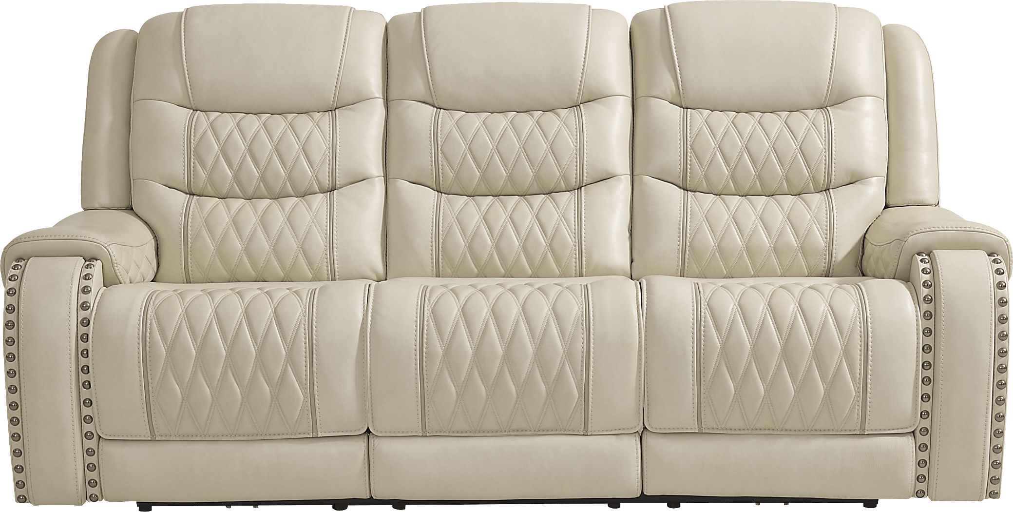 Marquee Leather Triple Power Reclining Sofa - Thumbnail 5