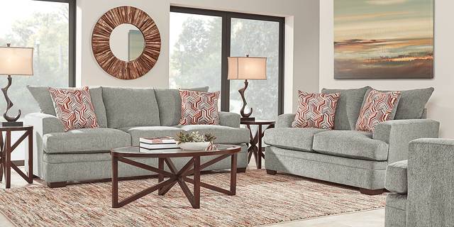Marquis Heights Pewter 5 Pc Living Room - Thumbnail - Image 1