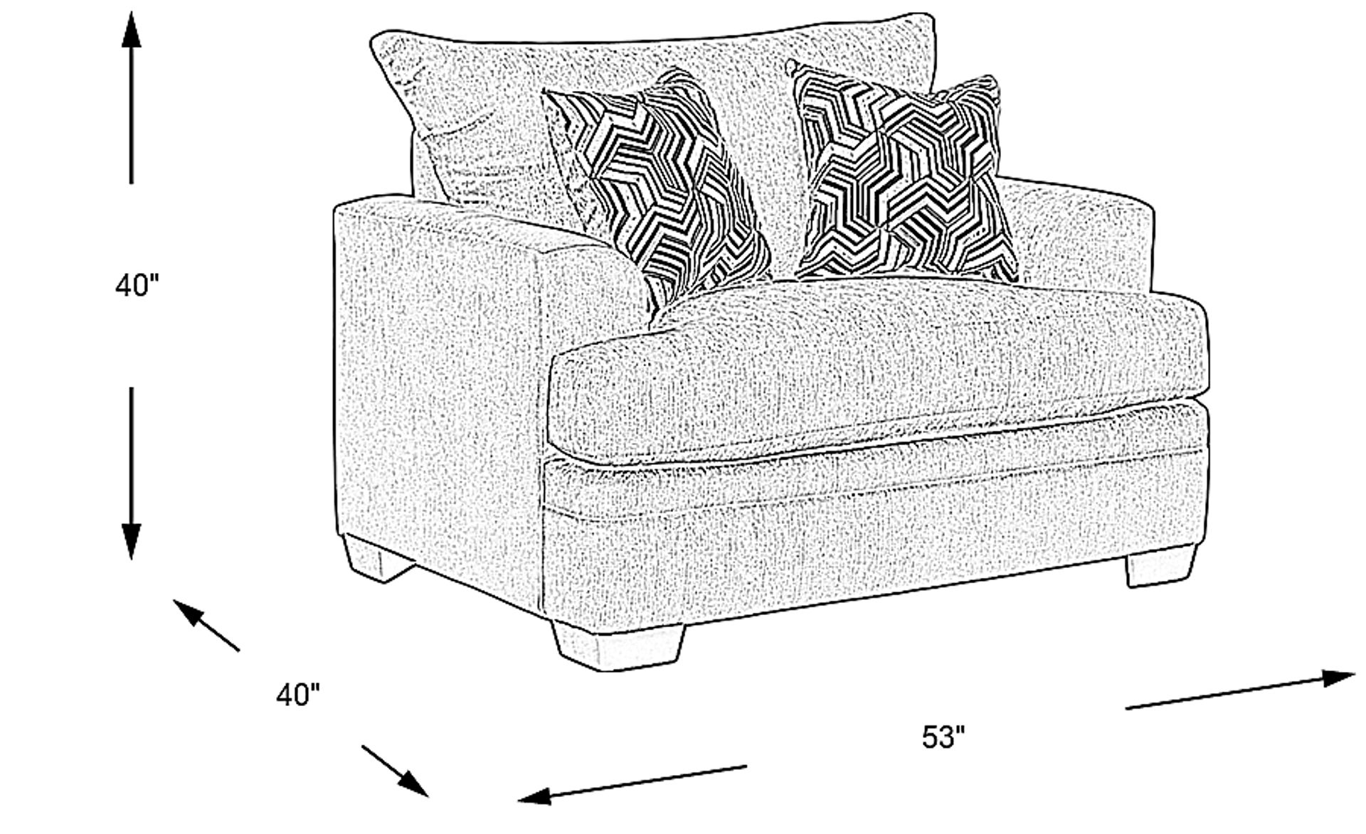 Dimension Image. Please refer to the Dimension Tab on this page for dimension details.