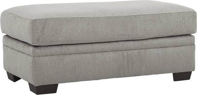 Marquis Heights Pewter Ottoman - Thumbnail - Image 1