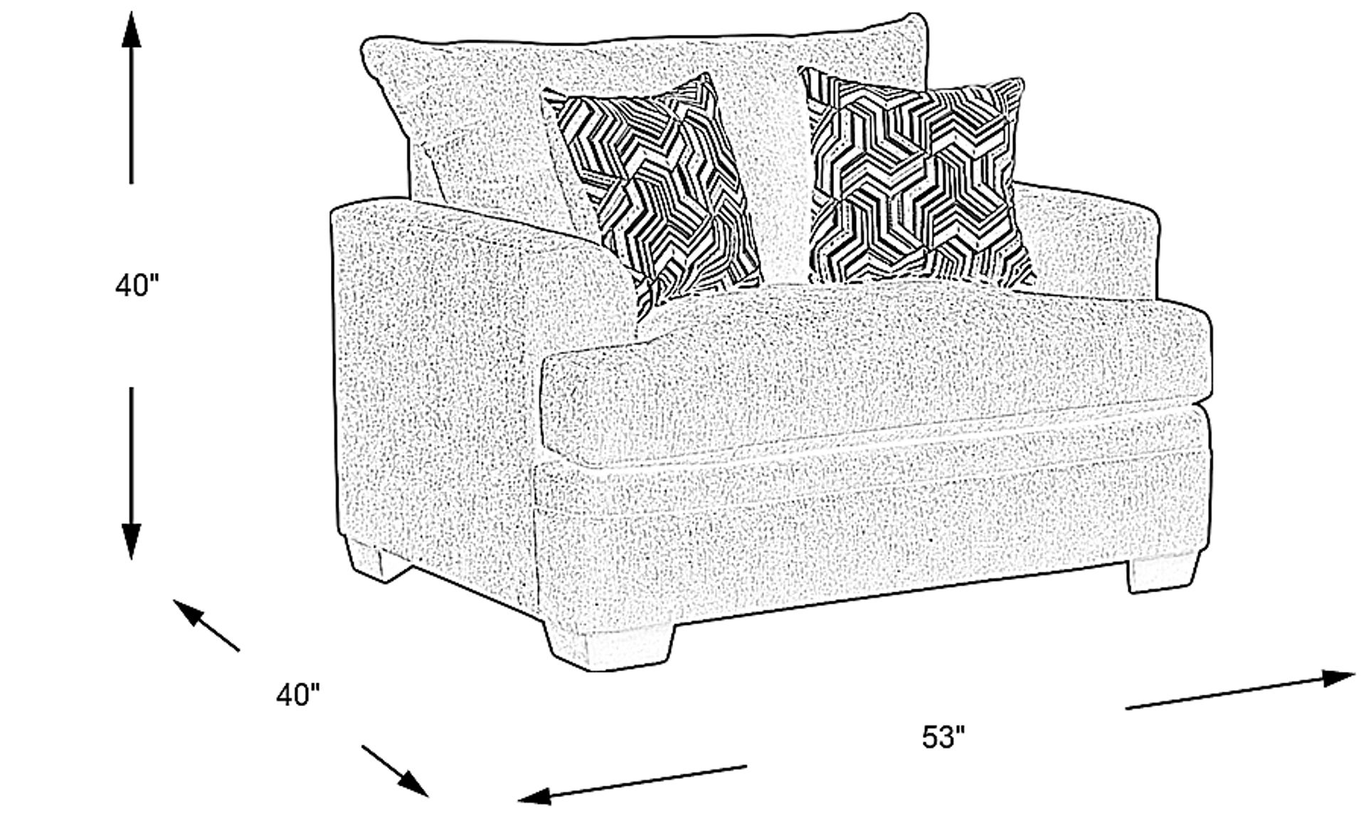 Dimension Image. Please refer to the Dimension Tab on this page for dimension details.