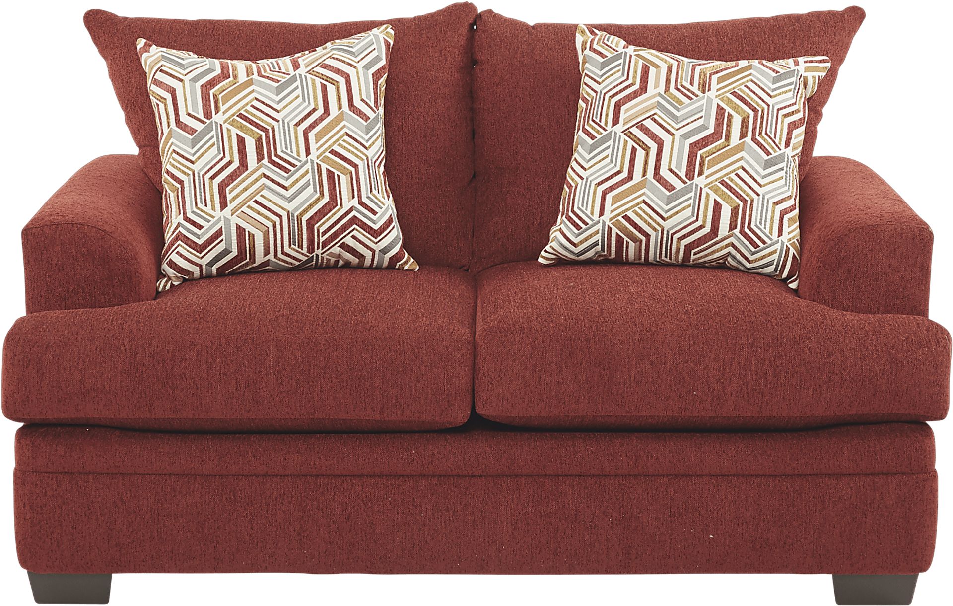 Marquis Heights Red Loveseat - Image 1