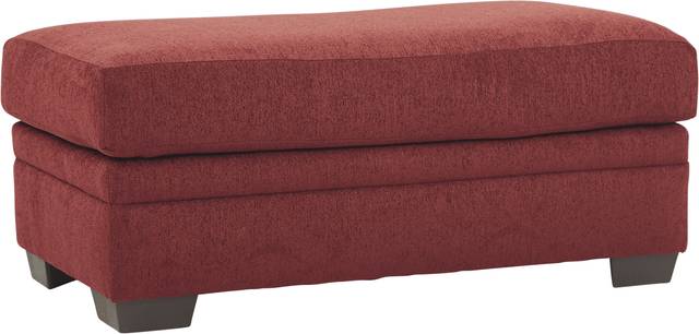 Marquis Heights Red Ottoman - Thumbnail - Image 1