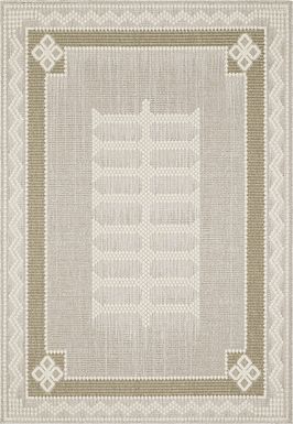 Marra Mushroom 5'3 x 7'3 Indoor/Outdoor Rug