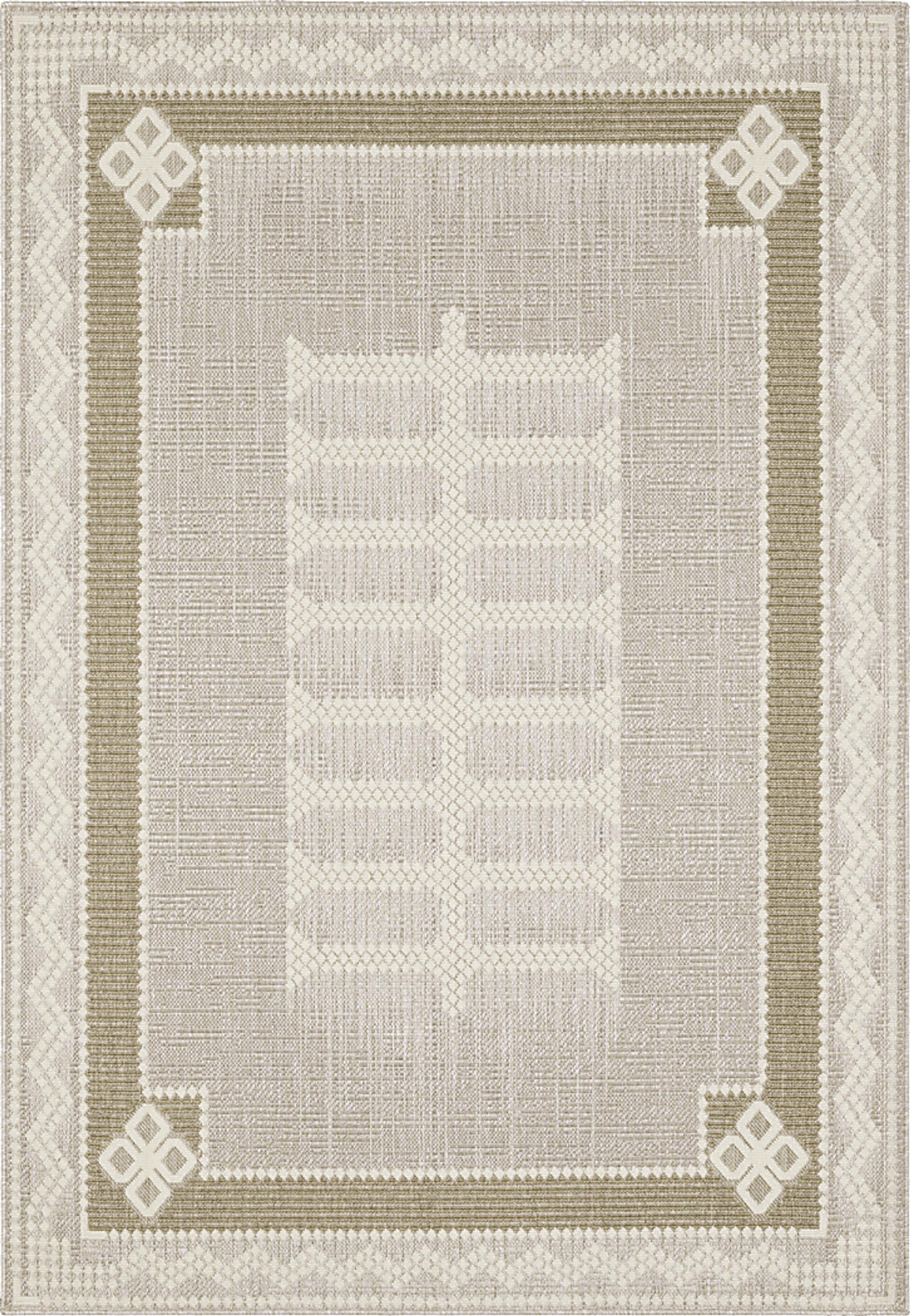 Marra Mushroom 5'3 x 7'3 Indoor/Outdoor Rug