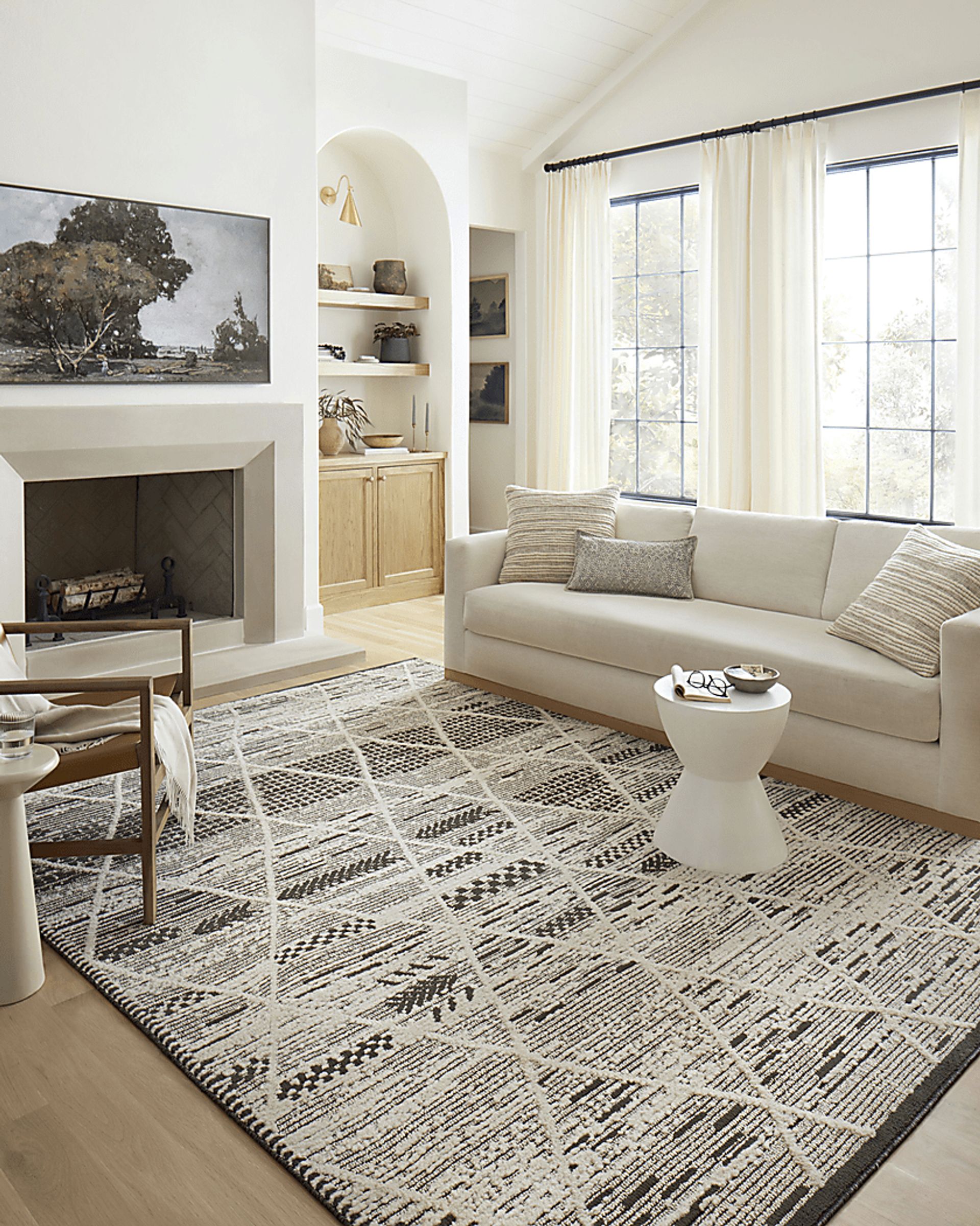 Marsa Black 5'3 x 7'6 Rug - Image 2