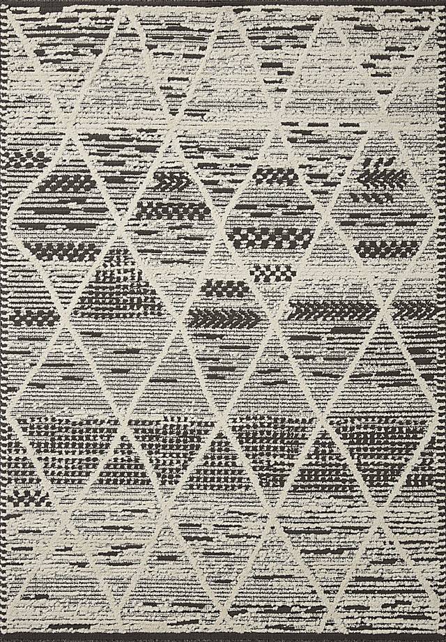 Marsa Black 5'3 x 7'6 Rug - Thumbnail - Image 1