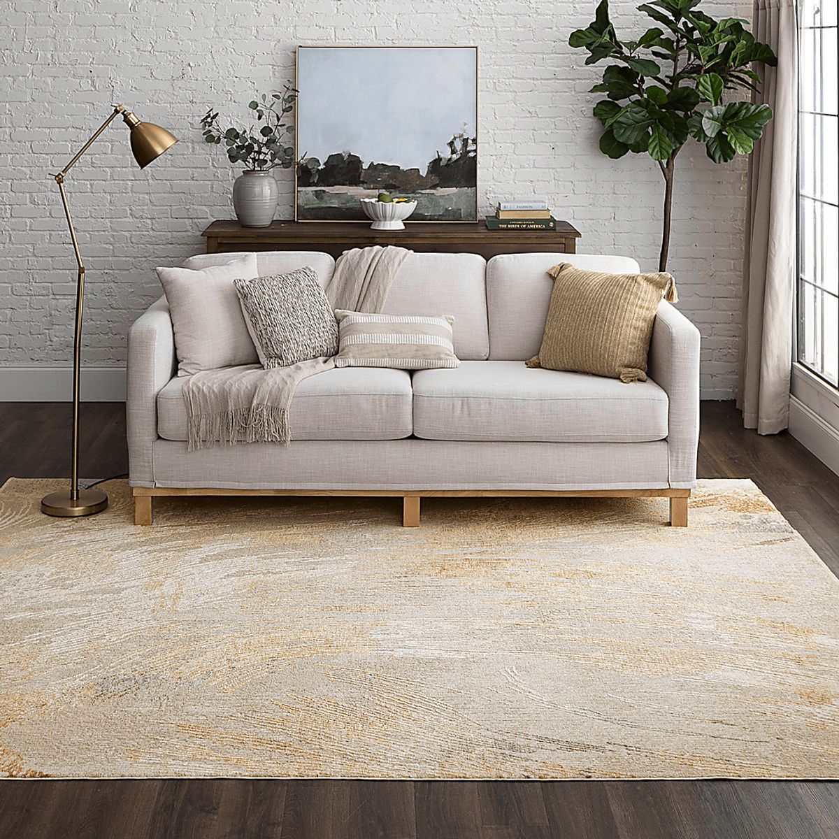 Marsad Beige Rug | Rooms to Go