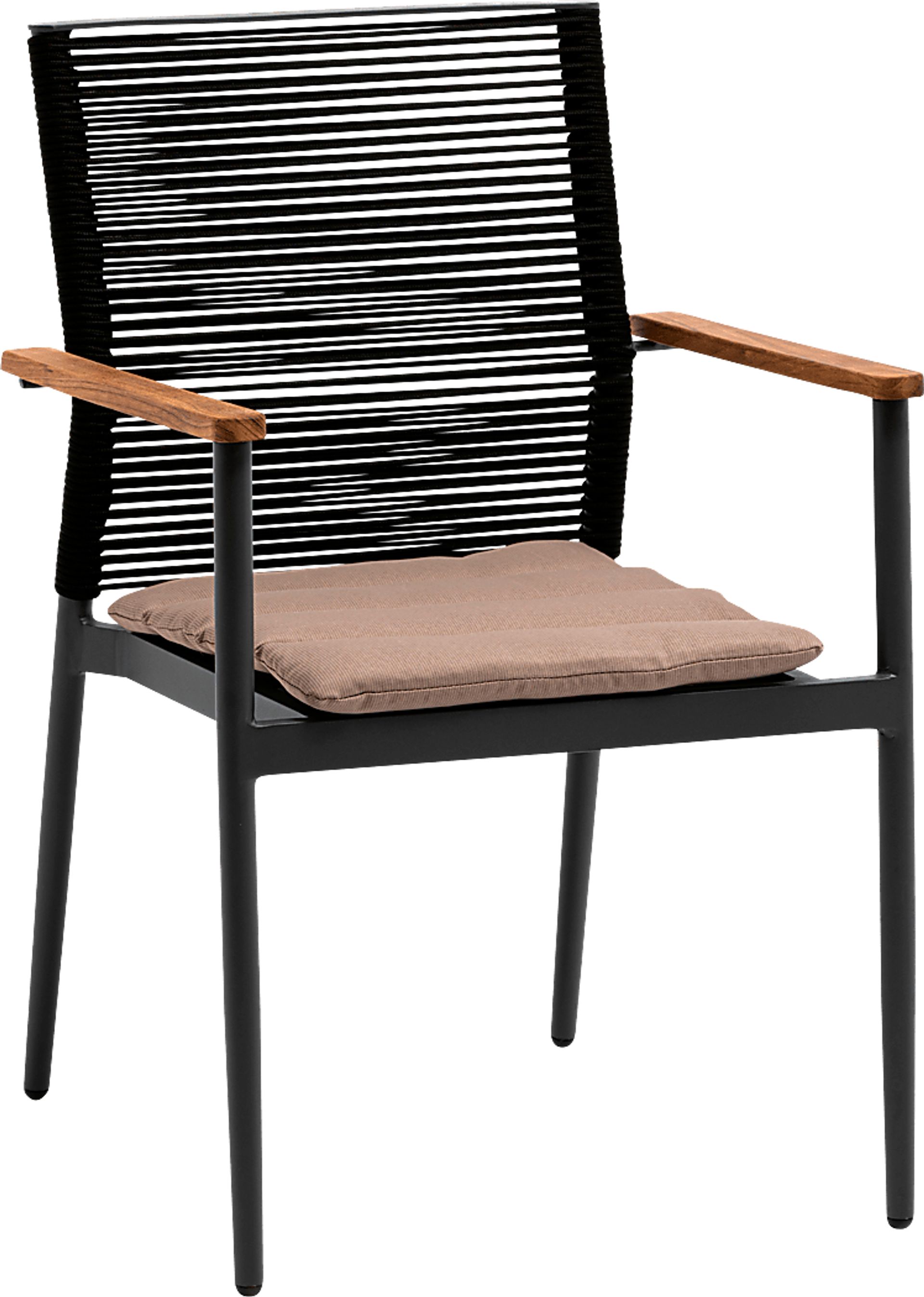 Marsalise Black Arm Chair, Set of 2 - Image 3