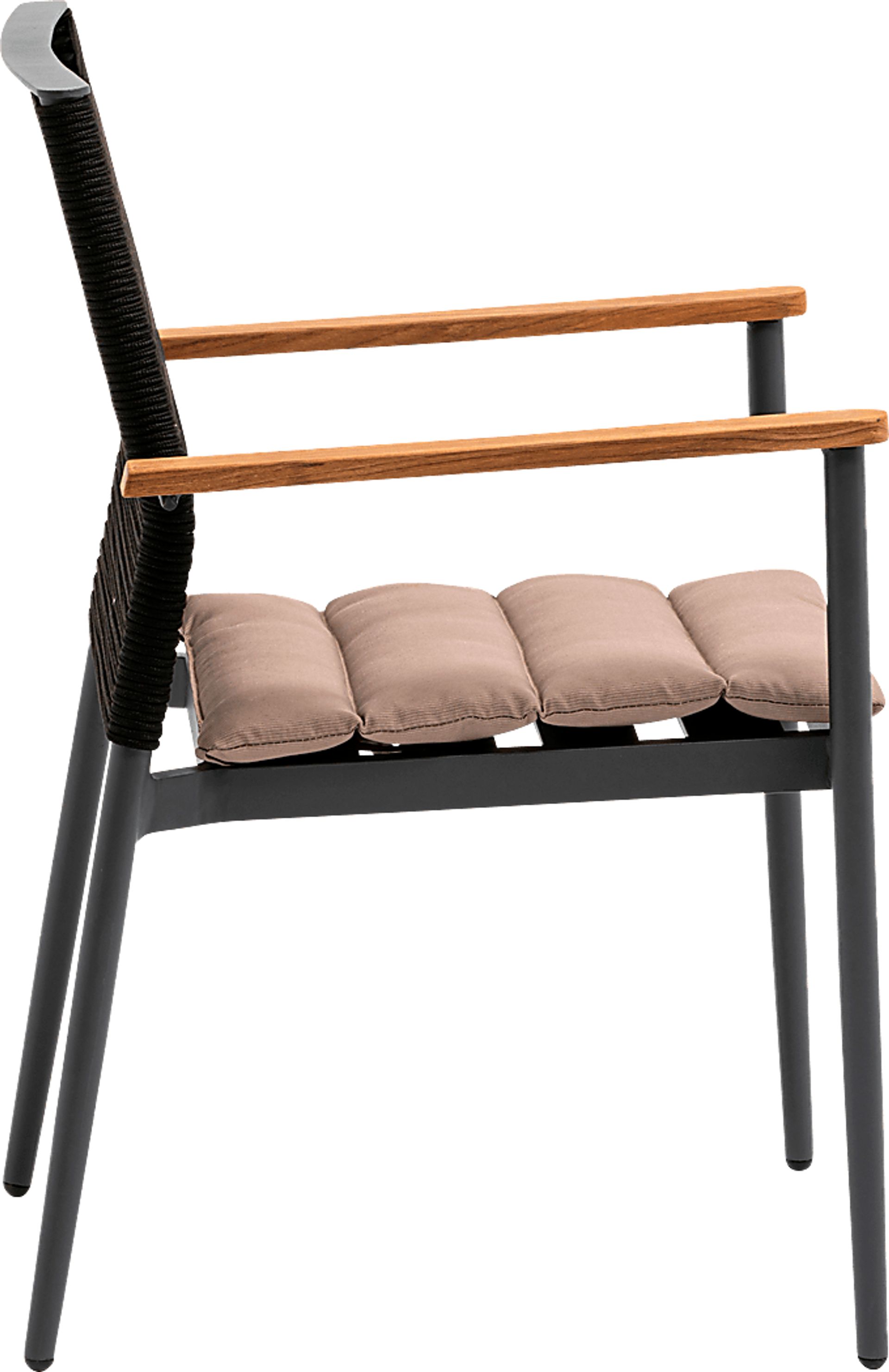 Marsalise Black Arm Chair, Set of 2 - Image 5